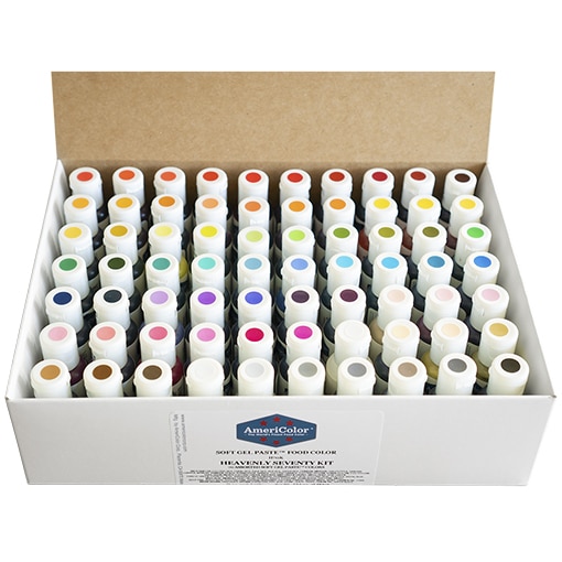 75 Soft Gel Paste 12 Color Student Kit – AmeriColor Corp.